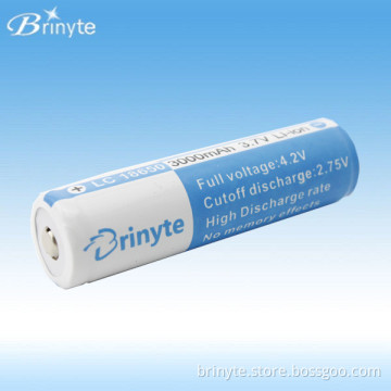 18650 3000mAh 3.7V Rechargeable Lithium Ion Battery